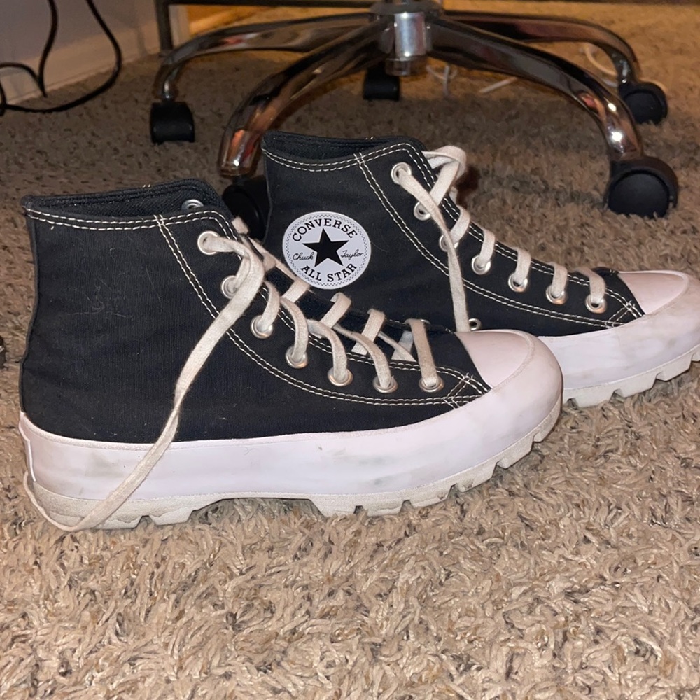 Black, Platform converse